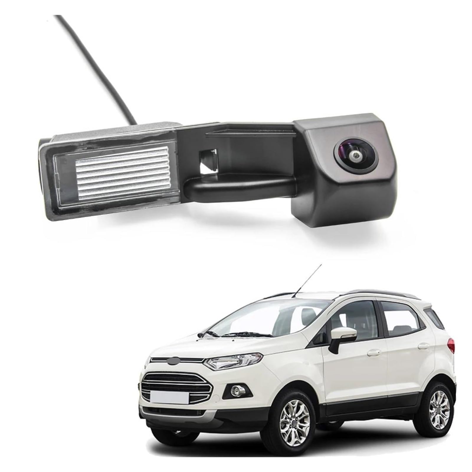 Rückfahrkamera Für Ford Für EcoSport 2013 2014 2015 2016 2017 2018 2019 Auto Reverse Backup-Monitor Nachtsicht CCD HD AHD Fisheye Rückansicht Kamera Rückfahrkameras(C135 AHD 720P) von IMAWUHM