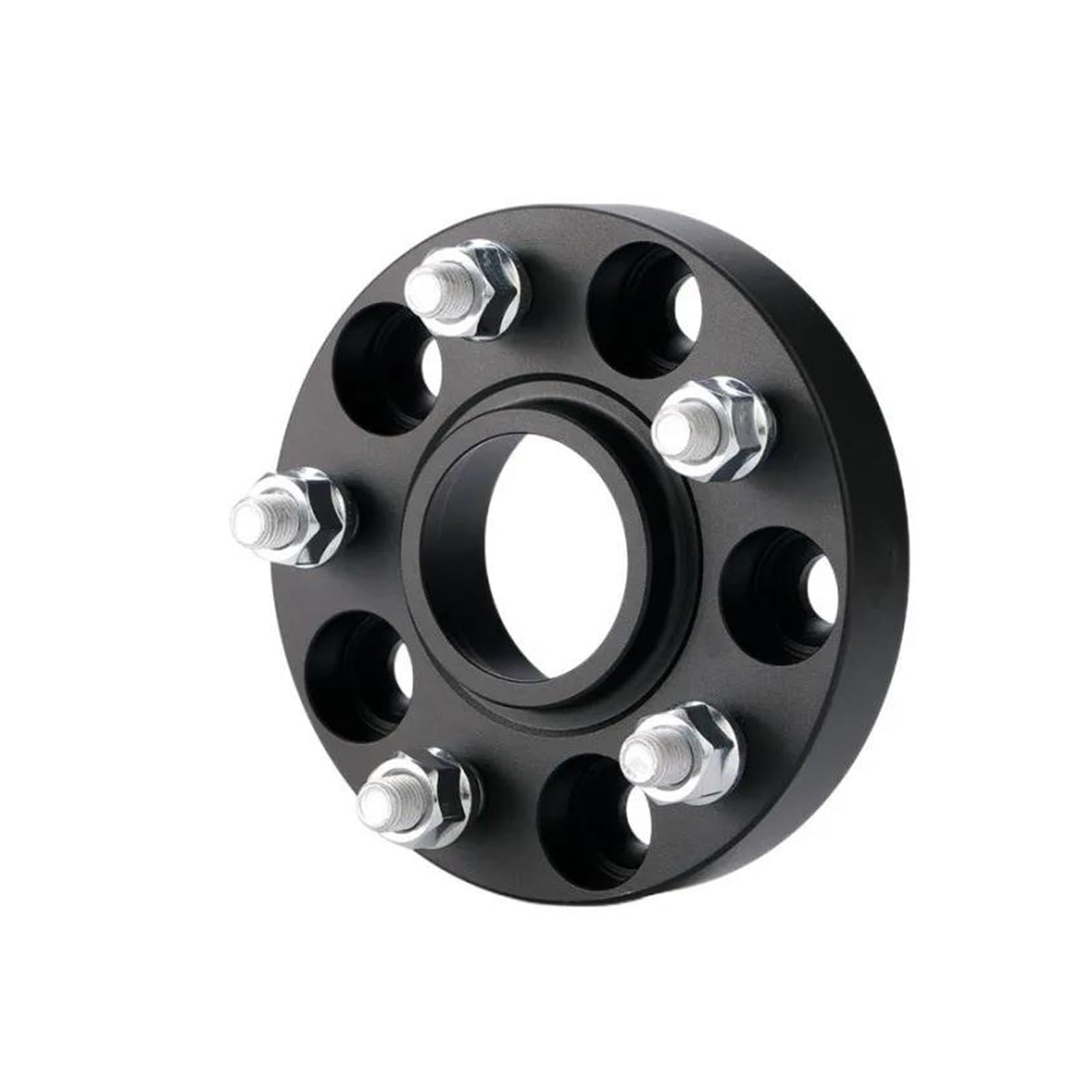 Spurverbreiterung 1 Stück Für Geschmiedet Aluminium Legierung PCD 5x112 CB 66,6mm Rad Spacer Adapter M14x 1,5 Spurverbreiterungen(1PC 30mm Black) von IMAWUHM