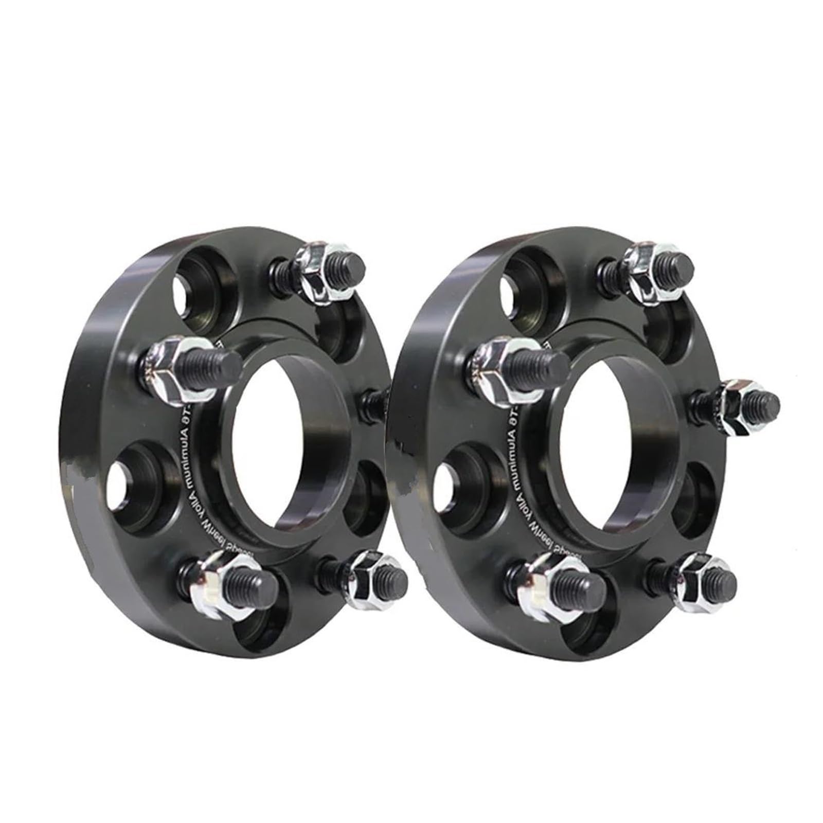 Spurverbreiterung 2 Stück Für Geschmiedet Aluminium Legierung Spurverbreiterungen 5x112 CB 66,6mm Felgen Adapter Spurverbreiterungen(Spacer 20mm-Black) von IMAWUHM