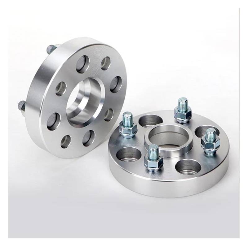 Spurverbreiterung 2 Stücke PCD 4x114,3 Cb 67,1mm Rad Geschmiedet Dichtung Adapter Für Mitsubishi Für Colt Rad Flansch Dichtung M12x1,5 Spurverbreiterungen(2PCS 30MM Silver) von IMAWUHM