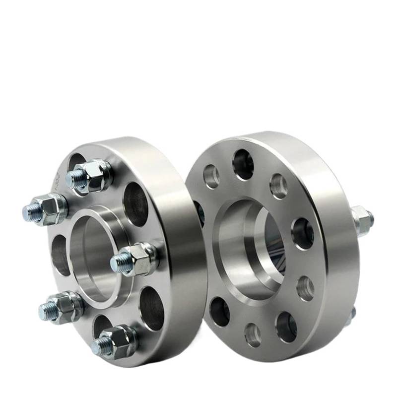 Spurverbreiterung Für Chevrolet Für Camaro Universal Auto M14xP 1,5 2010-2020 15/20/25/30/35mm PCD 5x120 CB 67,1mm Rad Spacer Adapter 5 Lug Anzug Spurverbreiterungen(2PCS 15mm) von IMAWUHM