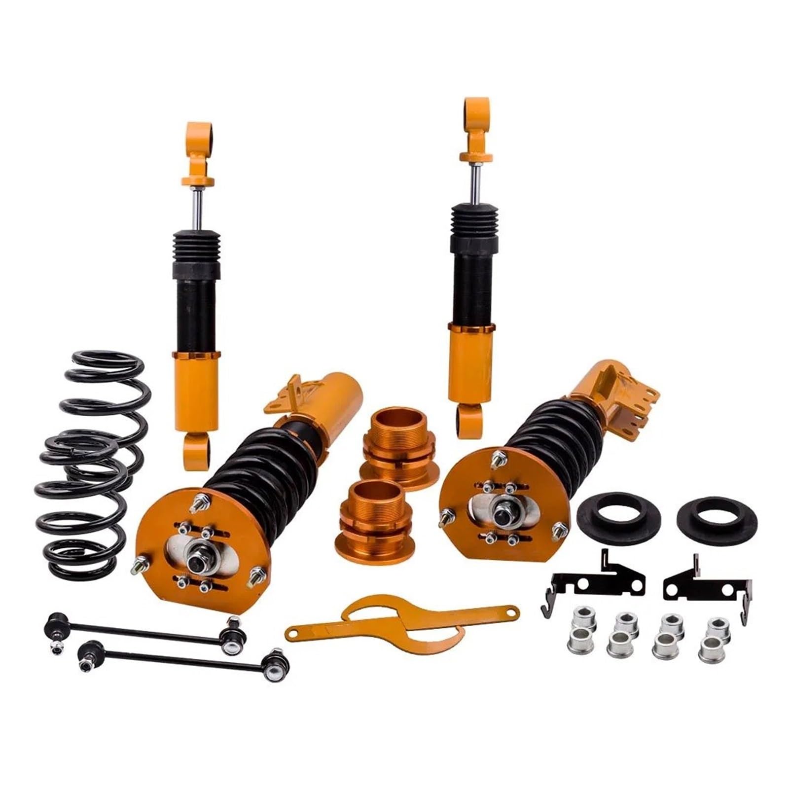 Stoßdämpfer Federbein Für Chevrolet Für Cobalt 2005 2006 2007 2008 2009 2010 Einstellbare Höhe Komplette Gewindefahrwerk Federbein Komplette Gewindefahrwerk Shock Kit von IMAWUHM