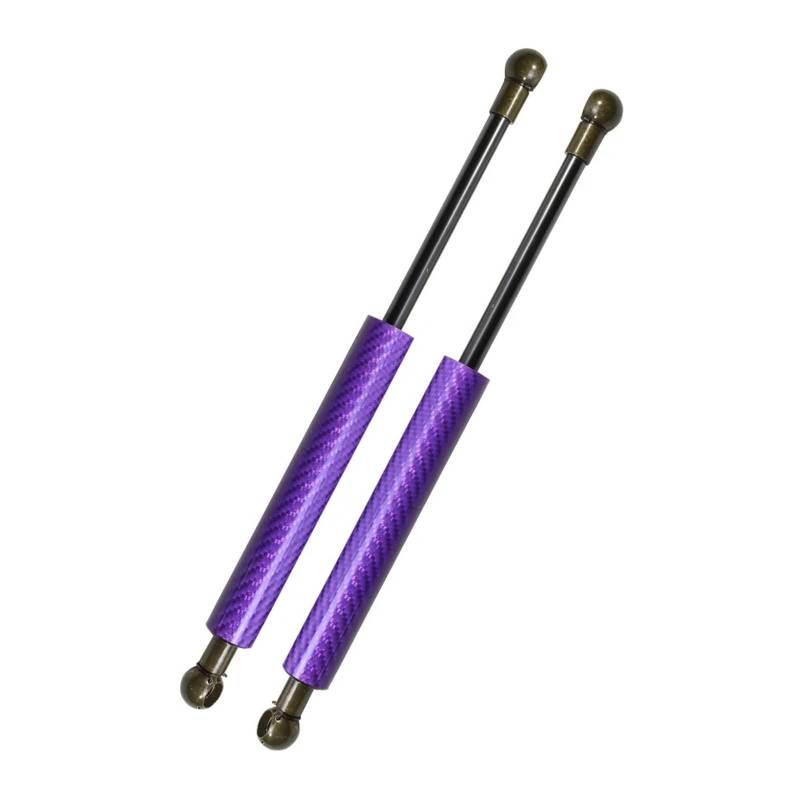 Stoßdämpfer Federbein Für FIAT 500 2007-2022 2023 Vordere Haube Haube Ändern Gas Streben Lift Unterstützung Carbon Faser Schock Dämpfer Absorber Prop Stangen Zubehör(Purple Carbon Fiber) von IMAWUHM