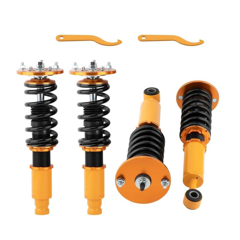 Stoßdämpfer Federbein Gewindefahrwerk Federbeine Suspension Kit Für Mitsubishi Für Eclipse 1995-1996 1997 1998 1999 Für GSX GS Fließheck Schocks Kit von IMAWUHM