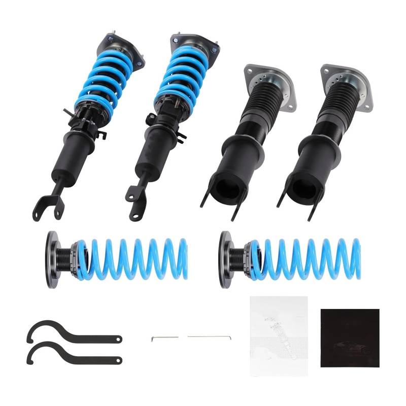 Stoßdämpfer Federbein Racing Gewindefahrwerk Suspension Kit Einstellbare Dämpfer Gewindefahrwerk Stoßdämpfer Für Nissan 350Z Z33 Für Infiniti G35 von IMAWUHM