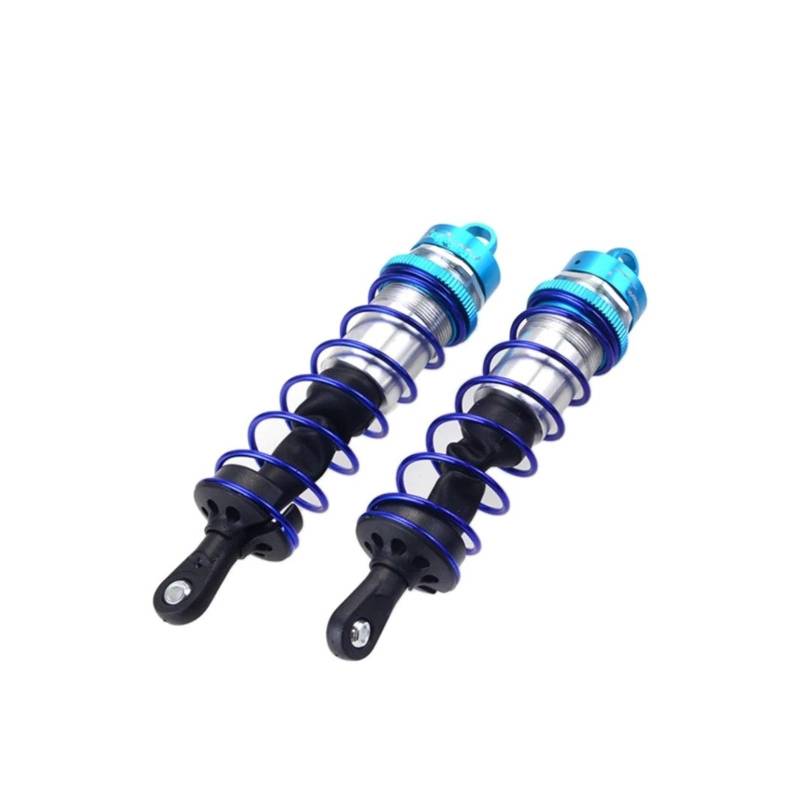 Stoßdämpfer Federbein Stoßdämpfer 120mm Vorne 140mm Hinten Metall Dämpfer Suspension Für HPI Für Trophy Für Flux 107016 1/8 RC Racing Auto Für Truggy ZD(Front Blue) von IMAWUHM