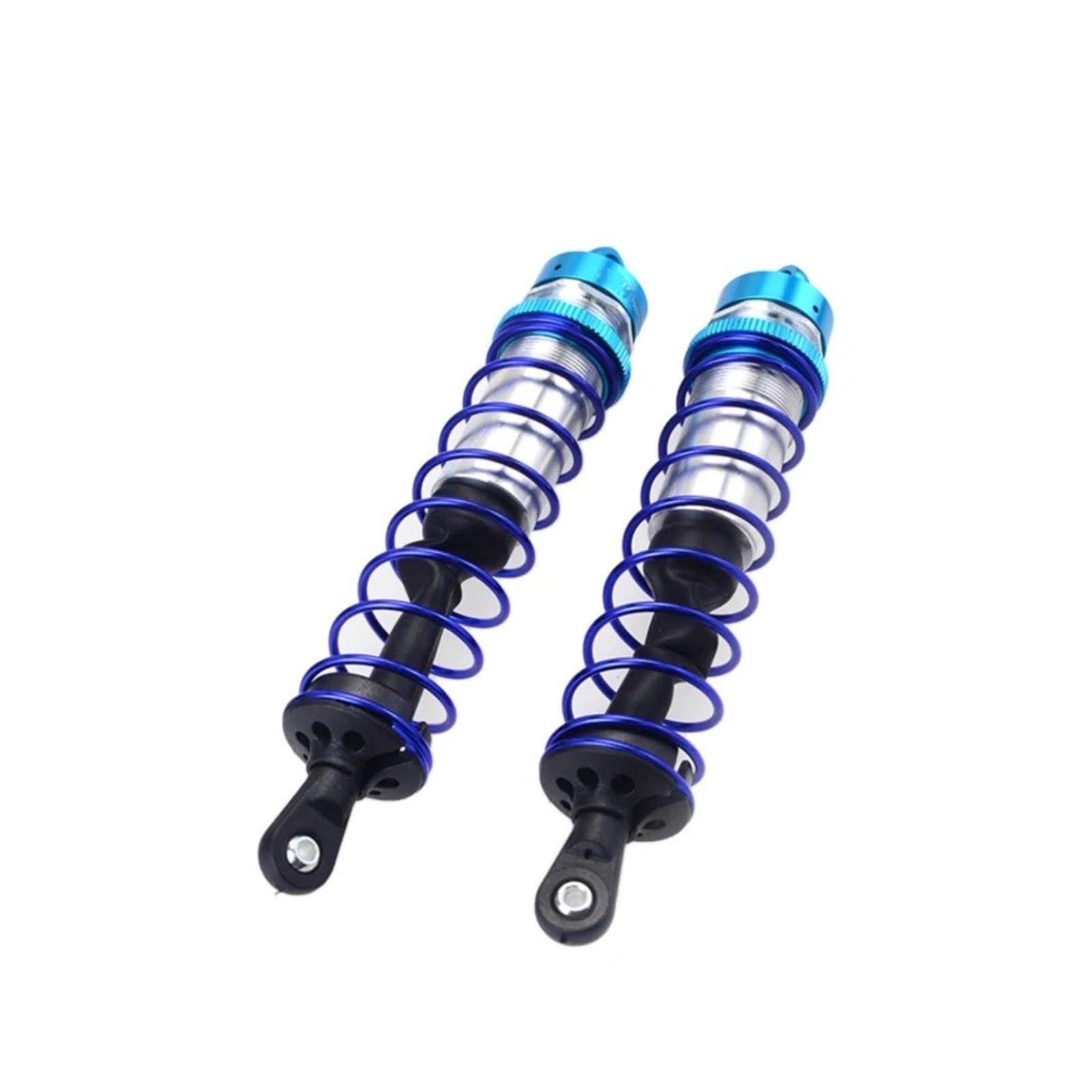 Stoßdämpfer Federbein Stoßdämpfer 120mm Vorne 140mm Hinten Metall Dämpfer Suspension Für HPI Für Trophy Für Flux 107016 1/8 RC Racing Auto Für Truggy ZD(Rear Blue) von IMAWUHM