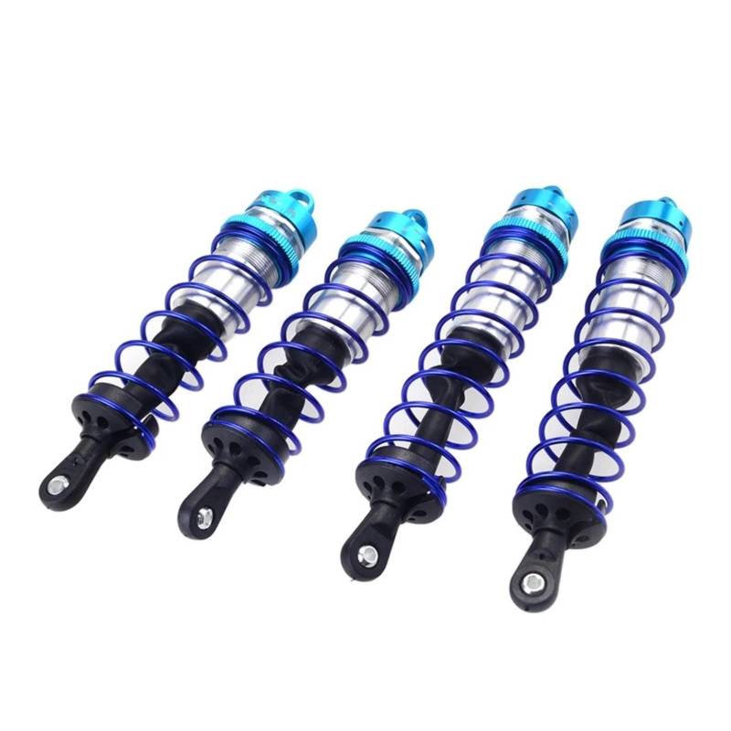 Stoßdämpfer Federbein Stoßdämpfer 120mm Vorne 140mm Hinten Metall Dämpfer Suspension Für HPI Für Trophy Für Flux 107016 1/8 RC Racing Auto Für Truggy ZD(Rear Blue Front Blue) von IMAWUHM