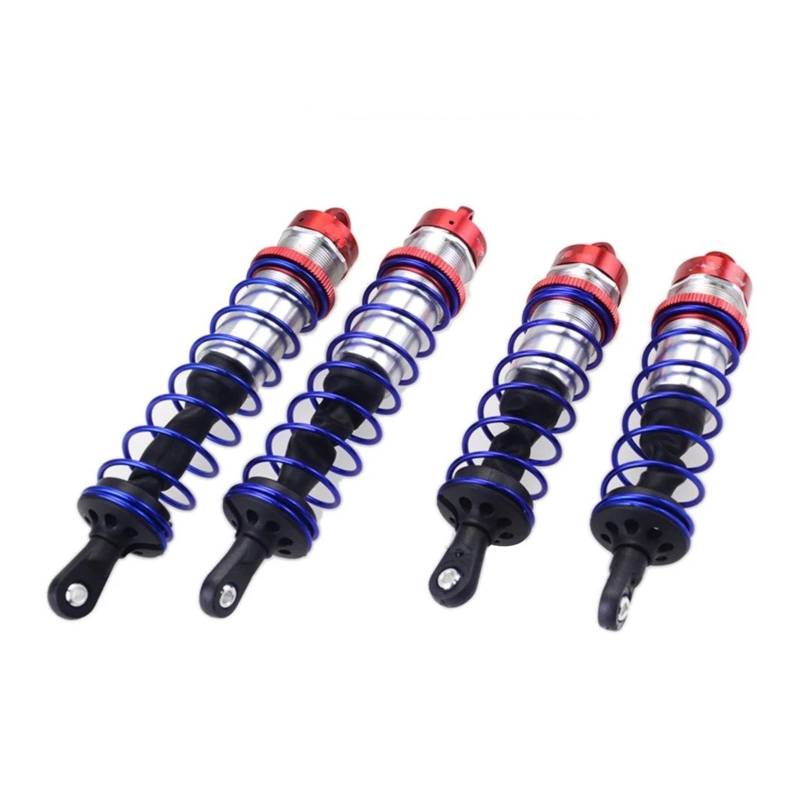 Stoßdämpfer Federbein Stoßdämpfer 120mm Vorne 140mm Hinten Metall Dämpfer Suspension Für HPI Für Trophy Für Flux 107016 1/8 RC Racing Auto Für Truggy ZD(Rear Red Front Red) von IMAWUHM