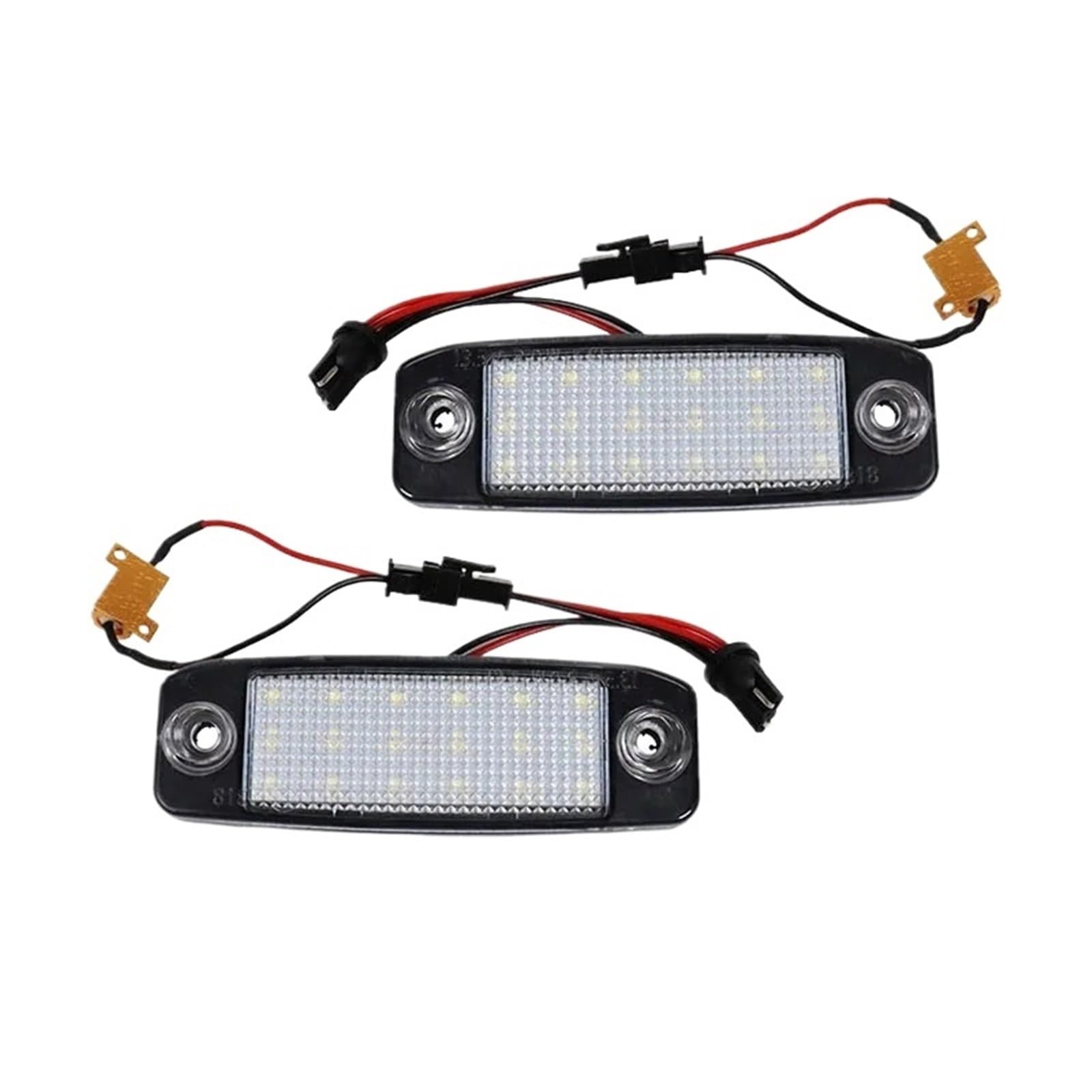 Auto Kennzeichenbeleuchtung Für Hyundai Für Sportage 2011-2013 Autozubehör 18LED Auto Kennzeichenbeleuchtung Nummernrahmen Lampe Mit Widerstand Nummerschildbeleuchtung Auto(2 Piece) von IMMLSX