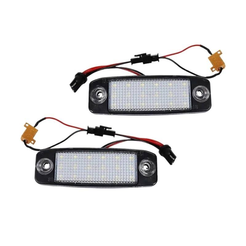 Auto Kennzeichenbeleuchtung Für Hyundai Für Sportage 2011-2013 Autozubehör 18LED Auto Kennzeichenbeleuchtung Nummernrahmen Lampe Mit Widerstand Nummerschildbeleuchtung Auto(2 Piece) von IMMLSX