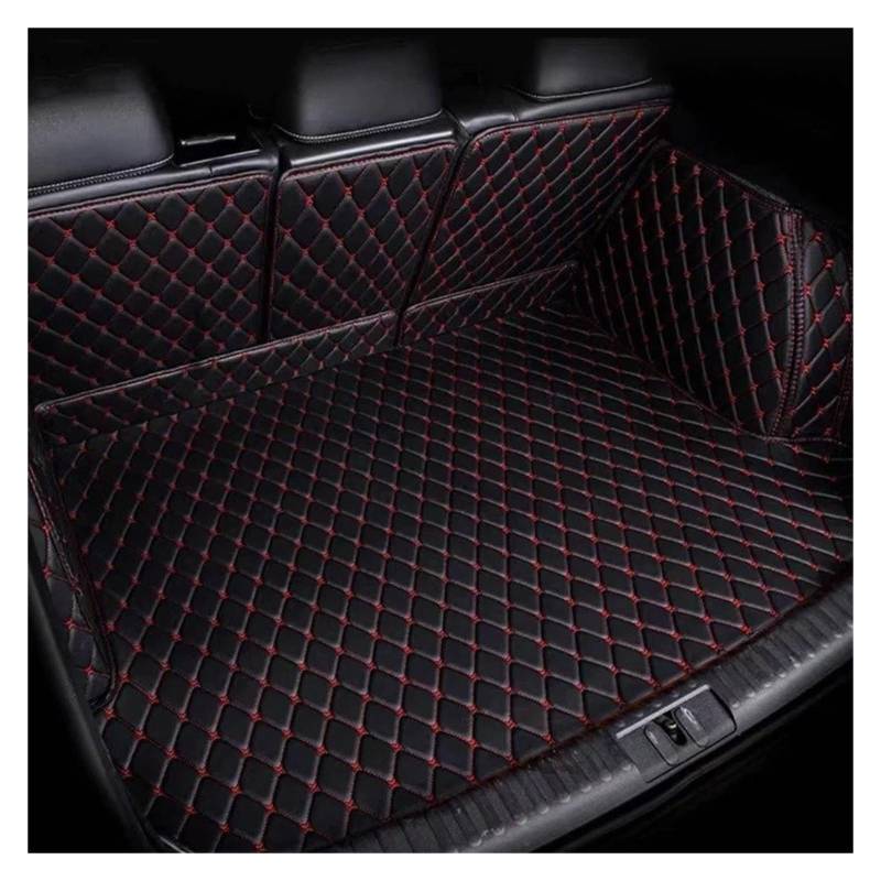 Auto Kofferraummatte Für Lexus NX 350h 2022 Langlebige Kofferraumteppiche Cargo-Liner-Abdeckungsmatten Spezielle Kofferraummatten Kofferraumwanne(Black red 3D) von IMMLSX