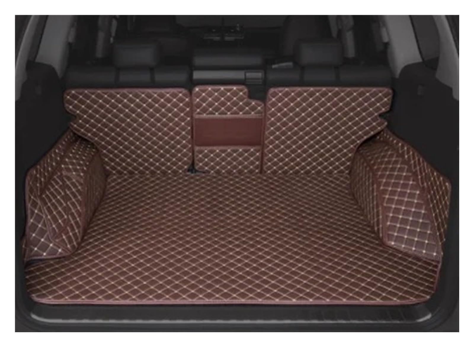 Auto Kofferraummatte Für Toyota Für Prado 150 2010-2018 Anti-Schmutzige Schutz Tablett Cargo-Liner Zubehör Styling Auto Stamm Matte Kofferraumwanne(A-Coffee) von IMMLSX