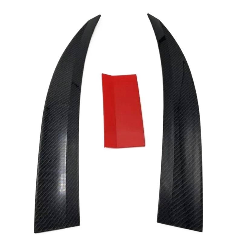 Auto Spoiler Autospoiler 3-teiliger Stanzfreier ABS-Kofferraum-Heckspoiler 115-125 cm Verstellbarer Dekorativer Sportspoilerflügel Auto Spoiler Spoiler(Carbon Fiber) von IMMLSX