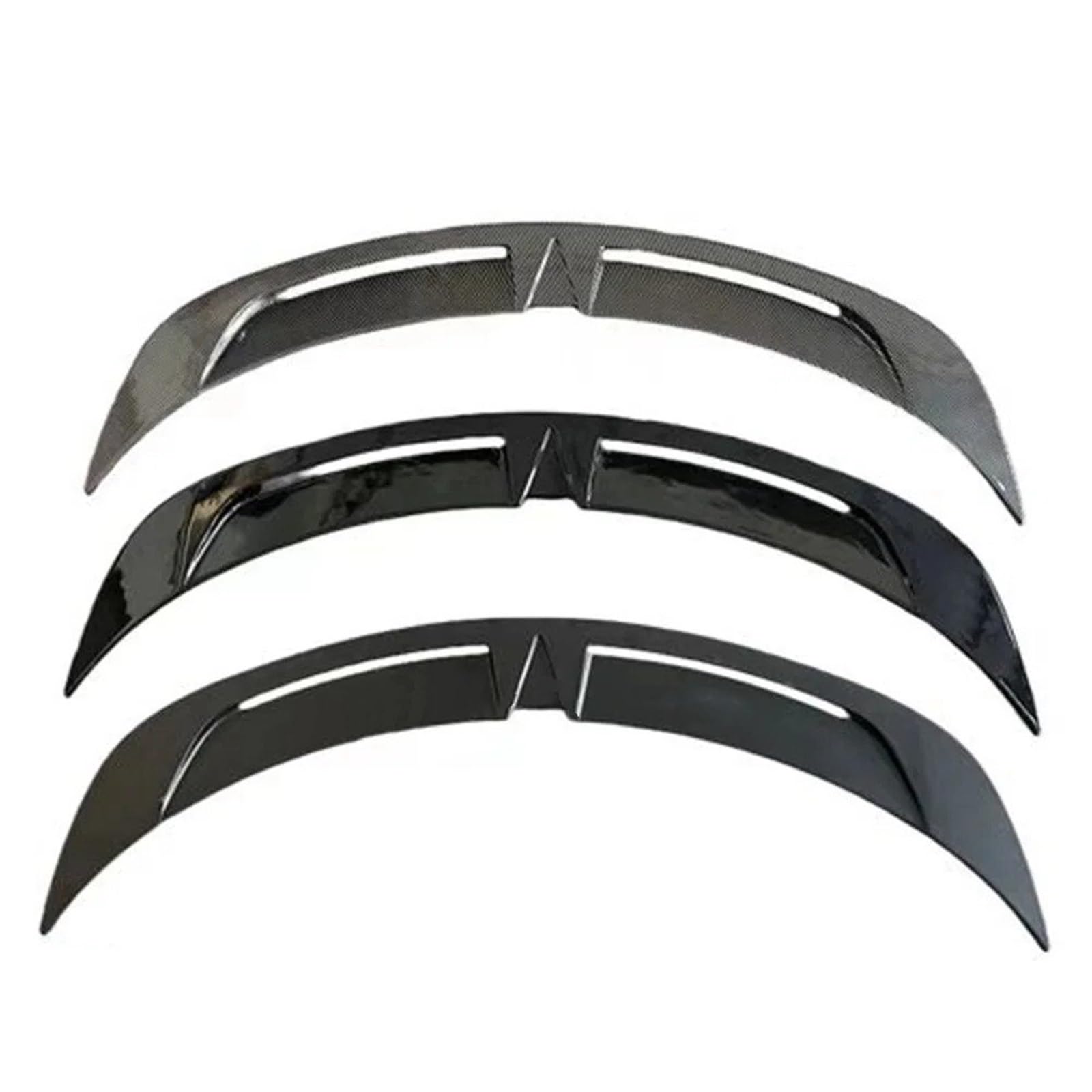 Auto Spoiler Für Tesla Für Model Für Y Heckklappenspoilerflügel Echt Glänzend Schwarz Auto Heckklappenklappe Zierleiste Kofferraumdeckel Splitter Lip Body Kit Auto Spoiler Spoiler(Carbon Fiber Style) von IMMLSX