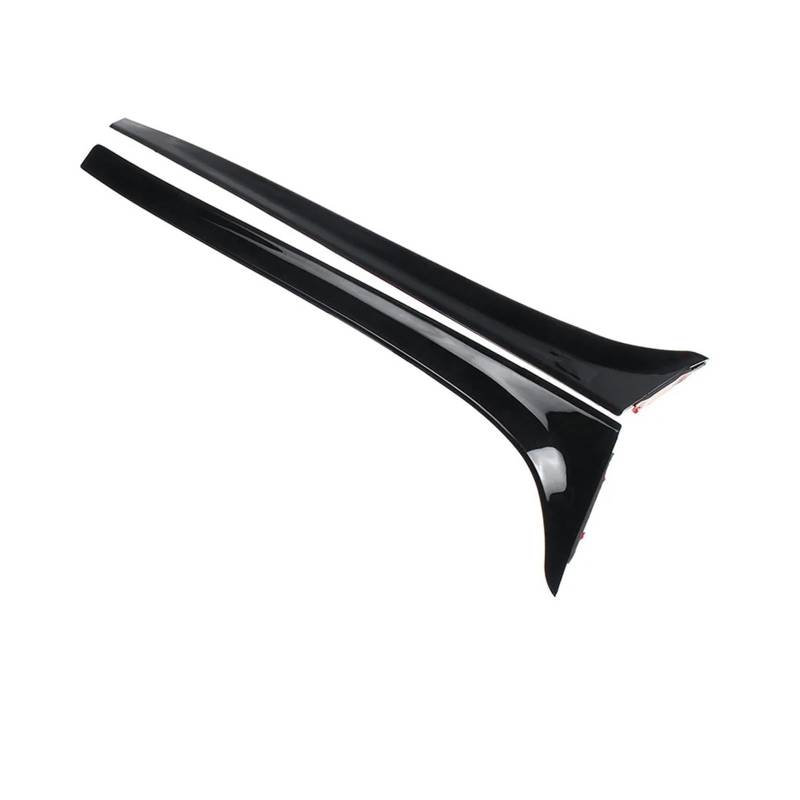 Auto Spoiler Für VW Für Golf 7 MK7 Für GTD R 2014-2018 2 STÜCKE Auto Heckscheibe Spoiler Seitenflügel ABS Kofferraumspoiler Seitenflügel Aufkleber Auto Spoiler Spoiler(Shiny Black) von IMMLSX