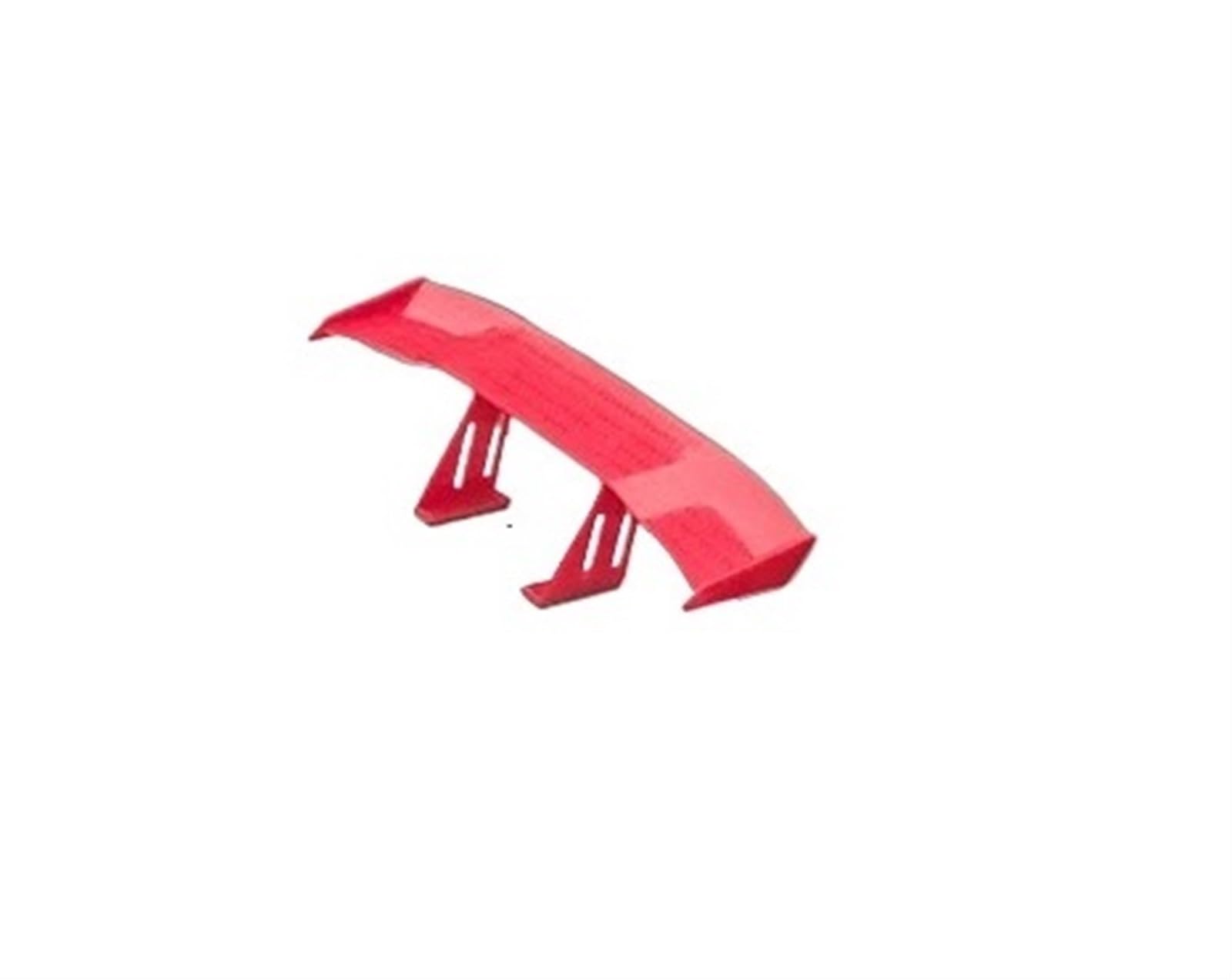 Auto Spoiler GT Style Carbon Look Alle Auto Heckspoiler Für Mini Flügel Kleine Modell Dekoration Auto Zubehör Schwarz Blau Rot Weiß Grau Auto Spoiler Spoiler(Red) von IMMLSX