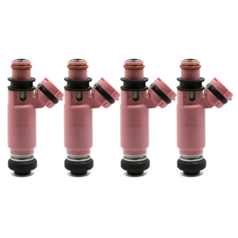 Benzineinspritzer ​Für Subaru Für JDM 565CC Rosa Kraftstoff Injektor 4X 195500-3910 16611AA Auto Kraftstoff Spray Düse ﻿ Kraftstoffeinspritzer von IMMLSX