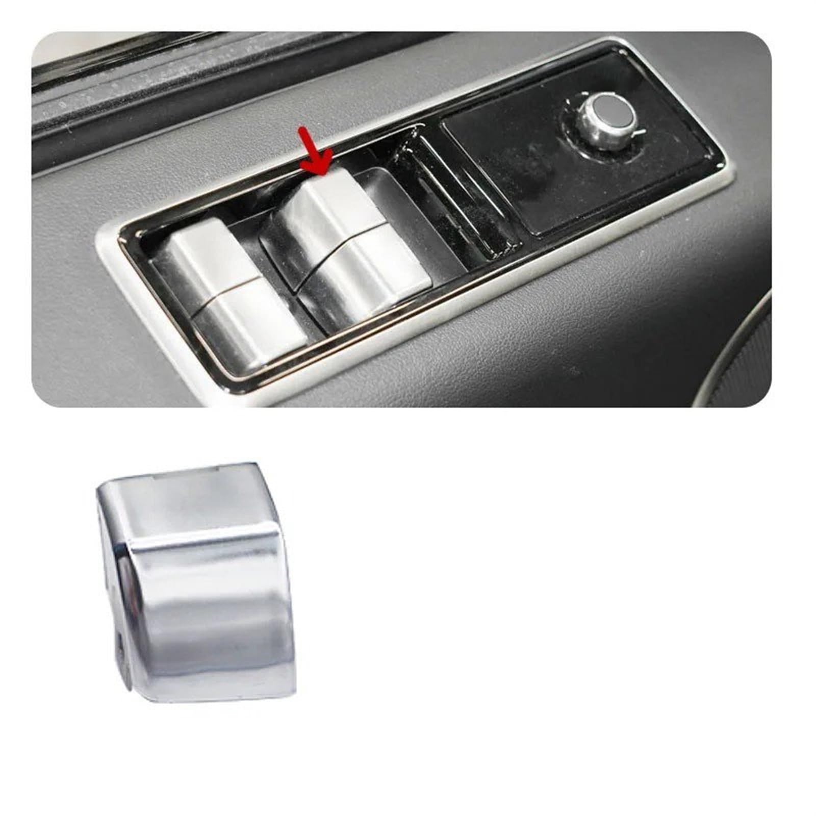 Fensterschalter Tasten Für Range Für Rover Für Sport Auto Fensterheber Schalter Reparatur Tasten Kappen Auto Tür Fenster Glas Lift Control Schalter LR123006 Autos Fensterh Taster Schalter(No 1) von IMMLSX