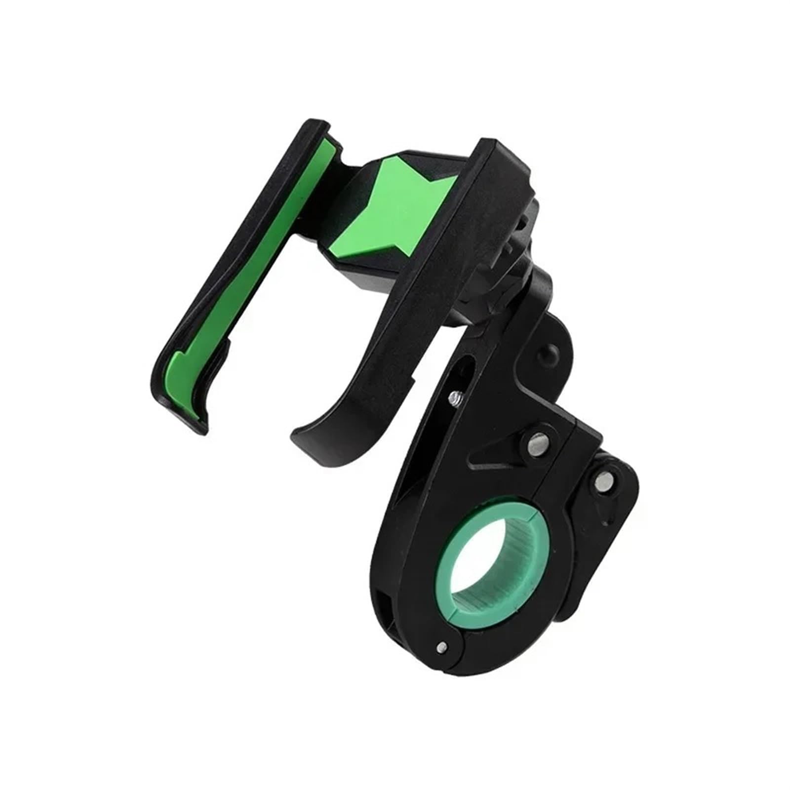 Handyhalterung Motorrad 360 Grad Drehbarer Elektrischer Fahrradtelefonhalter Telefon Reiten MTB Bike Moto Motorrad Ständer Halterung Rutschfestes Radfahren Handyhalter Fahrrad(Green) von IMMLSX