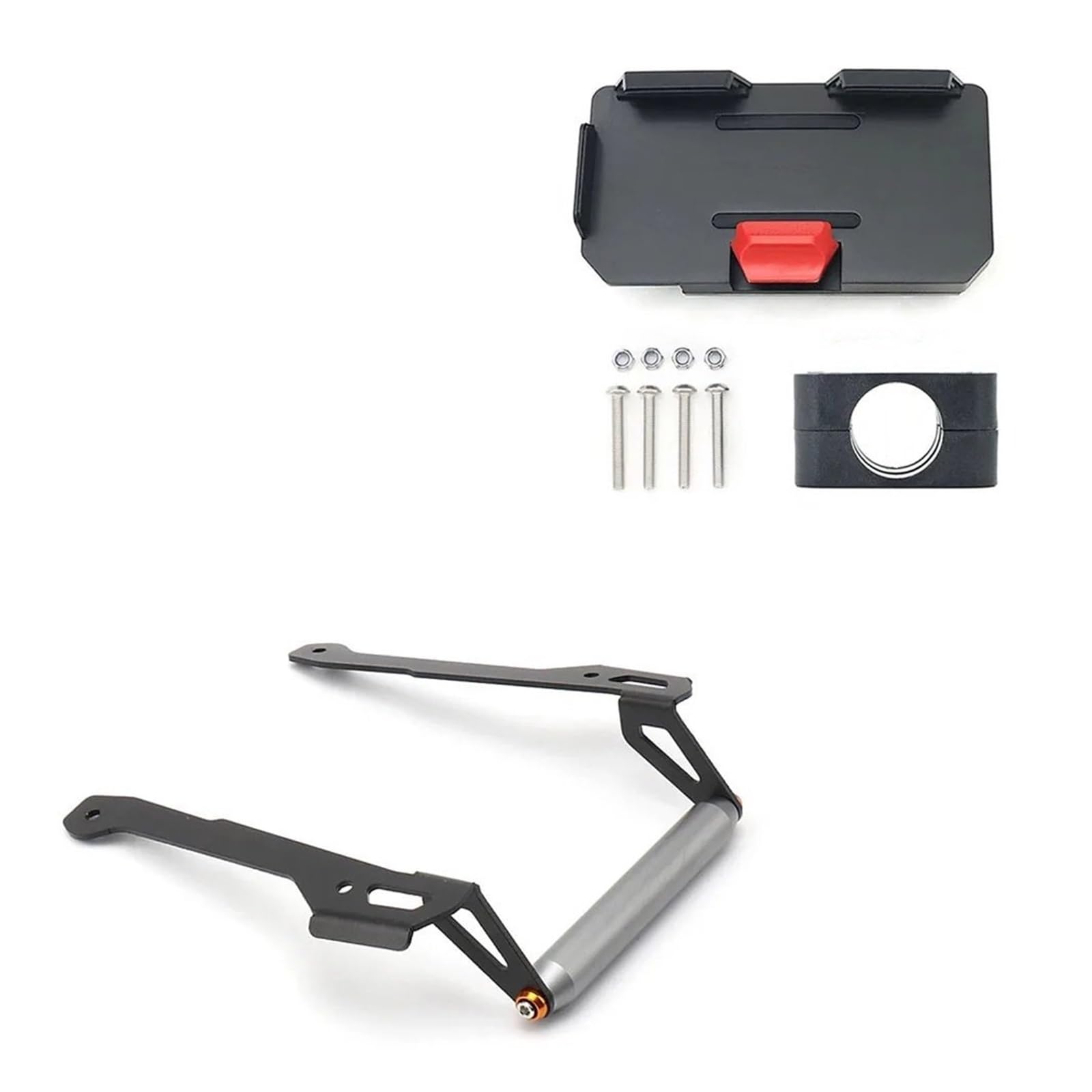 Handyhalterung Motorrad Für Voge Für DS525X 2023-up Motorrad GPS Telefon Halter USB Drahtlose Ladegerät Navigation Halterung Unterstützung Montieren Teile Handyhalter Fahrrad(22mm Set) von IMMLSX