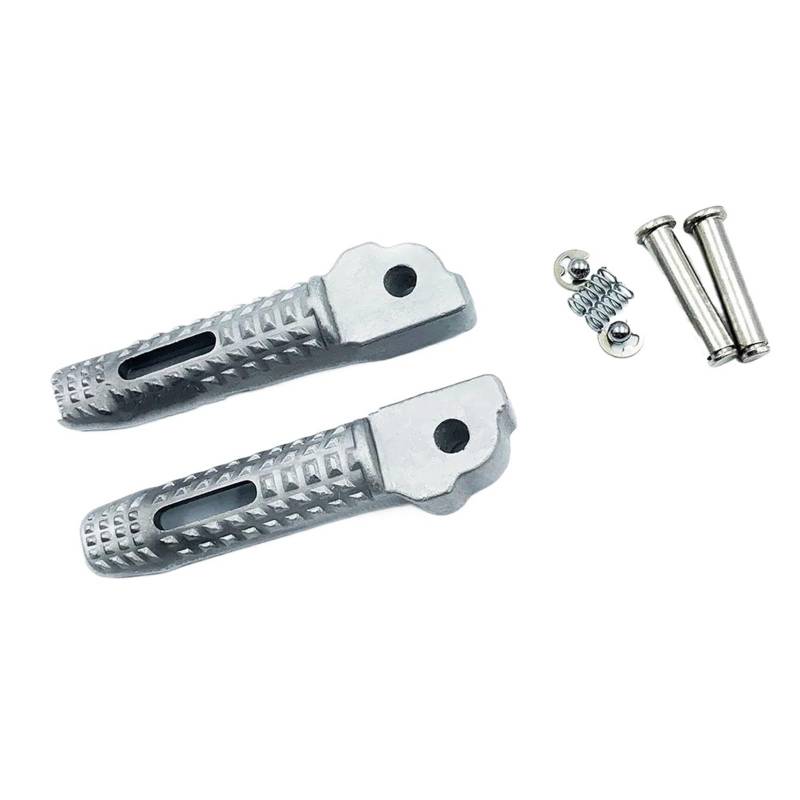 Motorrad Fußrasten Für S1000 Für S1000R Für S1000RR 2009-2017 Motorrad Hinten Passagier Fußrasten Fußrasten Rest Pedal Halterung Kit Fussrasten Pedal(Silver) von IMMLSX