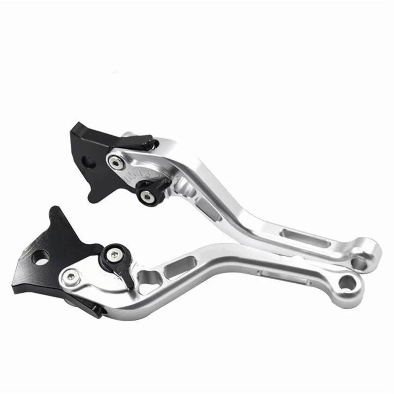 Motorrad Kupplung Bremshebel Für Keeway Für RKF 125 2018-2021 Einstellbare Aluminium Hebel CNC Motorrad Bremse Kupplung Hebel Brems Kupplungshebel(Silver) von IMMLSX