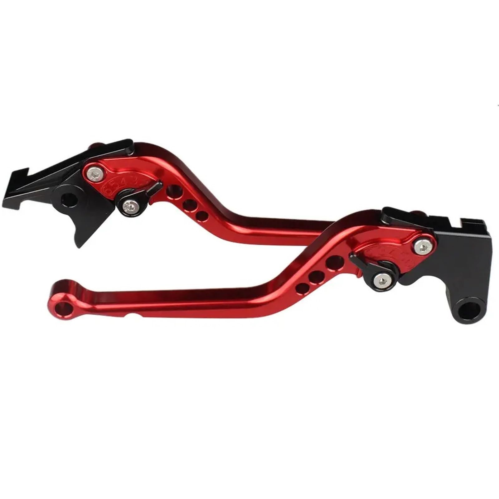 Motorrad Kupplung Bremshebel Für XT600E Für Xt 600 1990-2003 Motorrad Kupplung Bremshebel Aluminium Einstellbare Griff Zubehör Hebel Brems Kupplungshebel(B Red) von IMMLSX