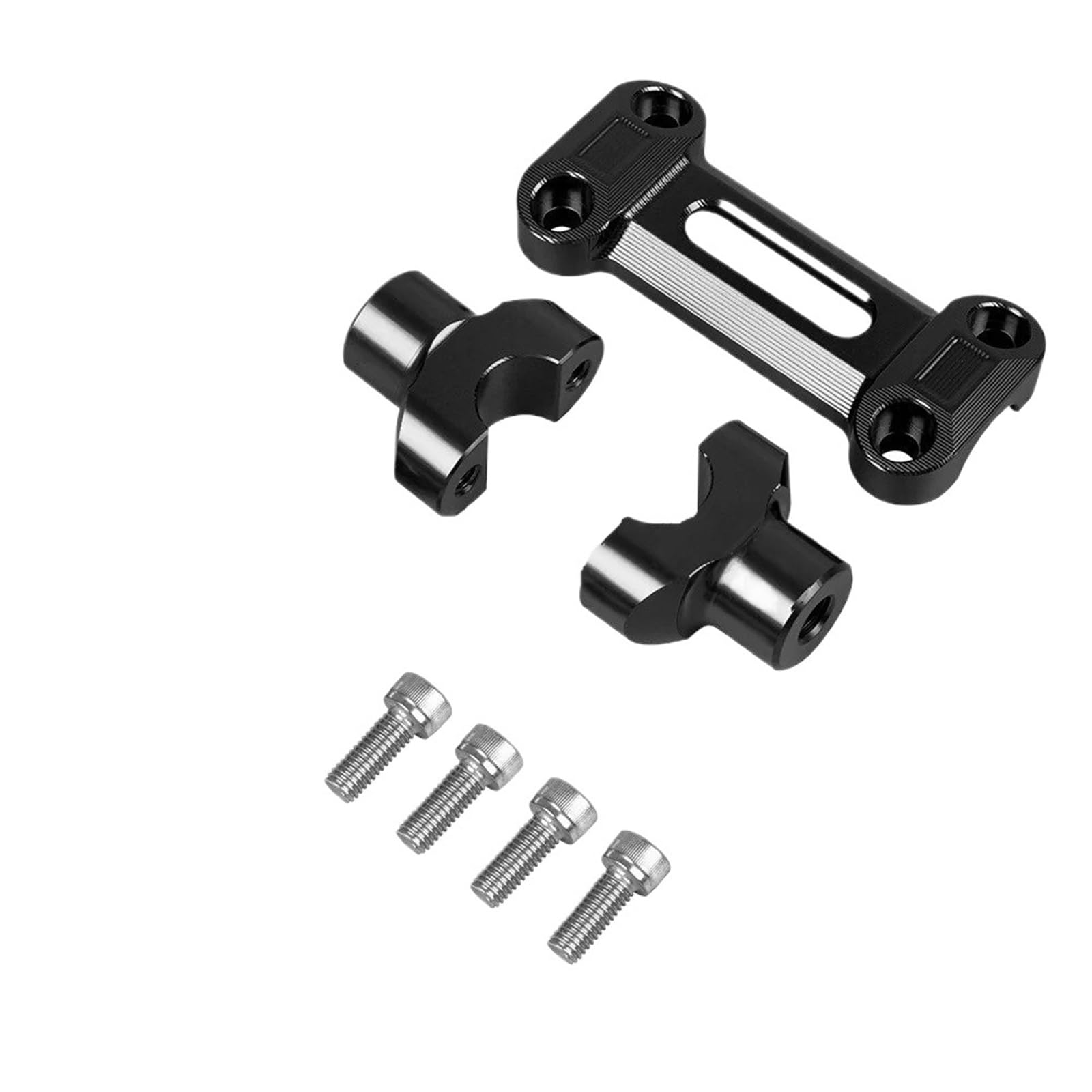 Motorrad Lenkererhöhungen Für Kawasaki Für Z650rs 2022 Lenker Riser Kit Zubehör Riser Klemmen Mit Halterungen Lenkererhöhung Motorrad(Black) von IMMLSX