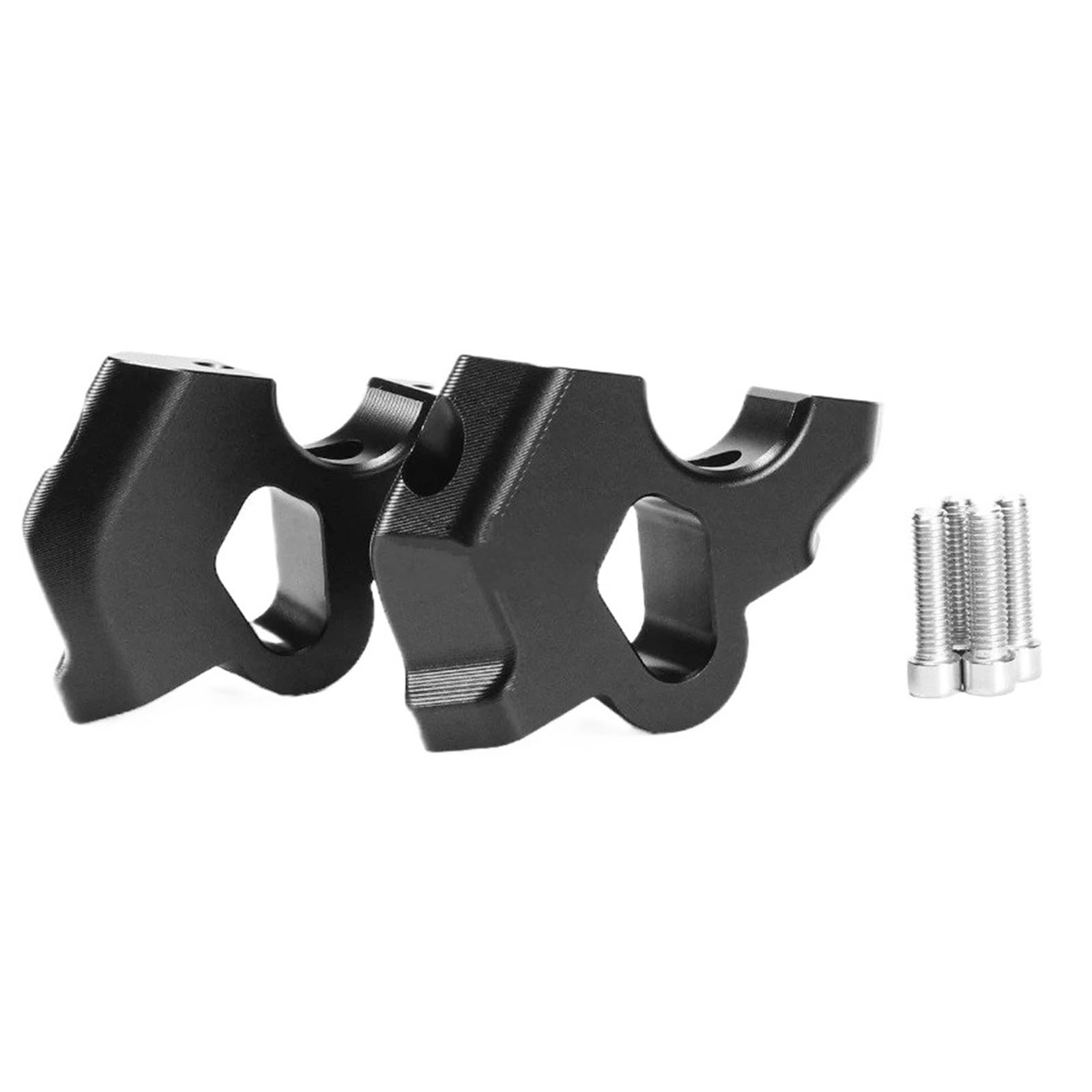 Motorrad Lenkererhöhungen Für R1300GS 2024 Motorrad Zubehör Bewegen Zurück Lenker Riser Drag Griff Bar Clamp Verlängern Adapter Lenkererhöhung Motorrad(Black) von IMMLSX