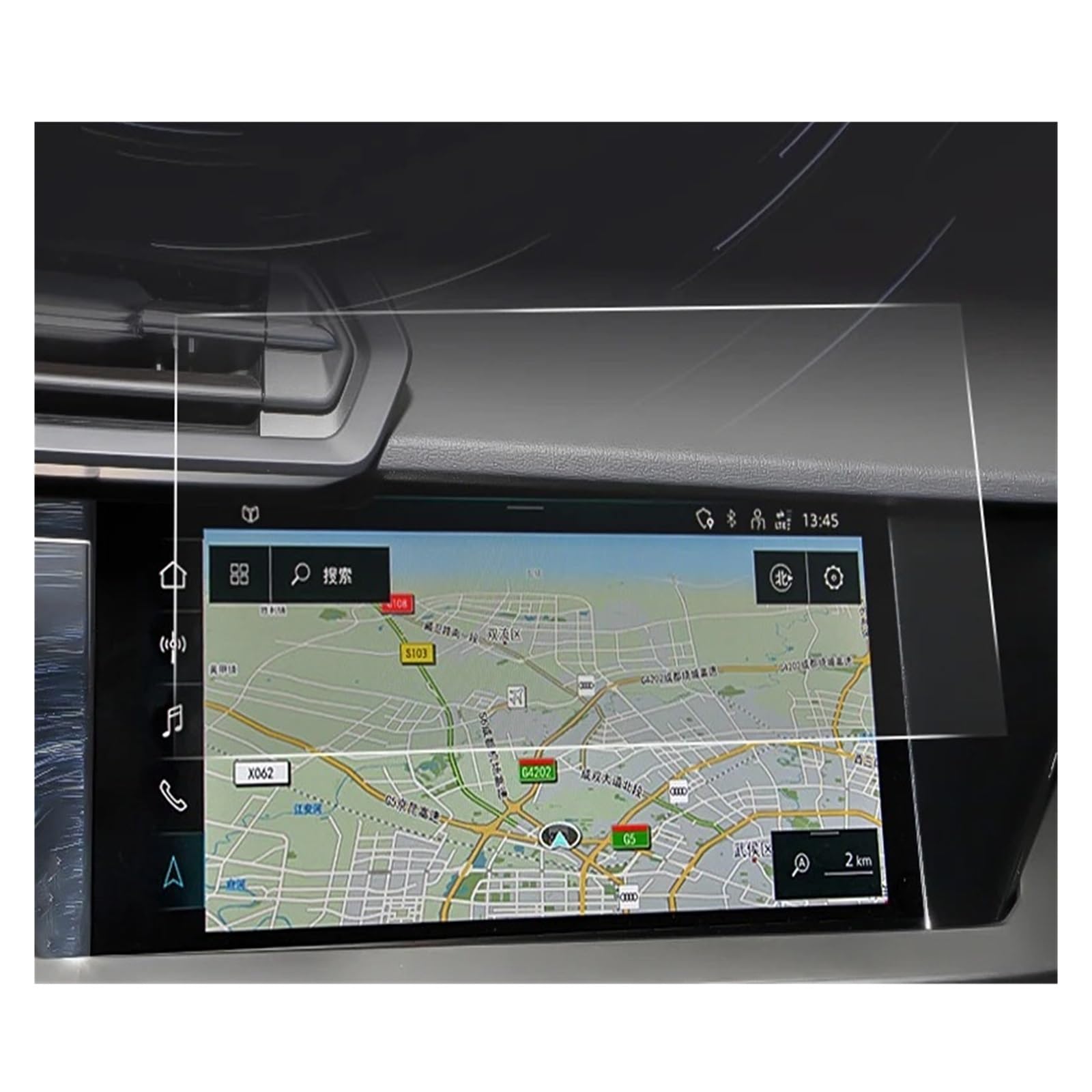 Navigation Schutzfolie Für A3 Für 8Y Für Sline Für S3 2021 2020 Auto Navigation Gehärtetem Glas Screen Protector Film Limousine Fließheck Auto Innen Navigations-Displayschutz(Navigation) von IMMLSX