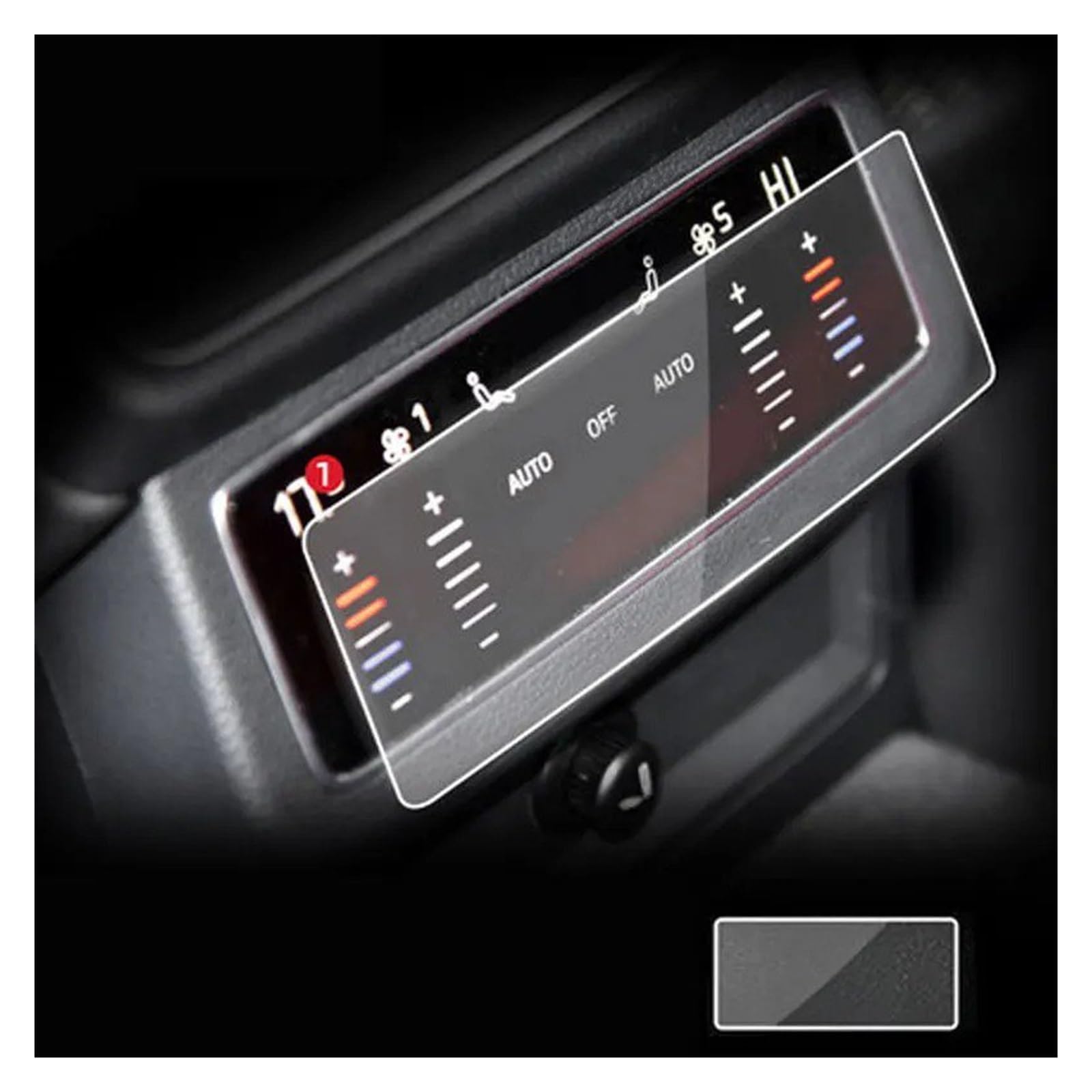 Navigation Schutzfolie Für A6 Für A7 2019 2020 2 Stücke Gehärtetes Glas Film Auto GPS Navigation Screen Protector Auto Innen Bildschirm Schützen Navigations-Displayschutz(Air Conditioner) von IMMLSX