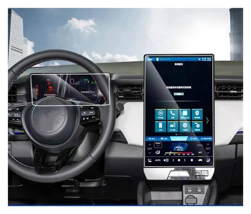 Navigation Schutzfolie Für ENS1 2022-2023 LCD GPS Navigation UND Dashboard Gehärtetes Glas Displayschutzfolie Zubehör Navigations-Displayschutz(GPS and Dashboard) von IMMLSX