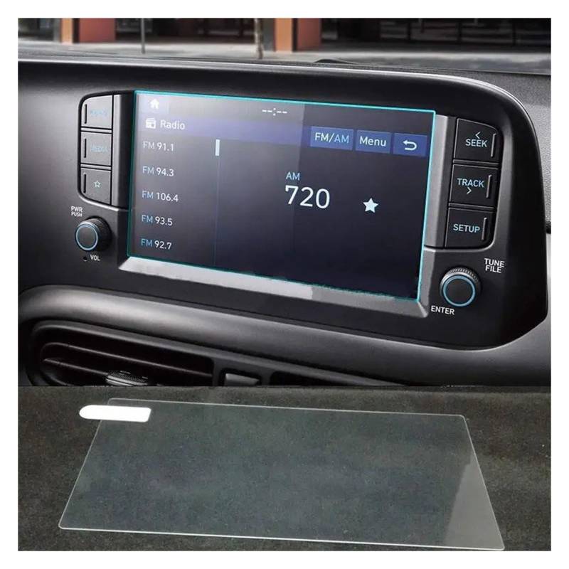 Navigation Schutzfolie Für Hyundai Für Grand Für I10 2021 2022 Gehärtetem Glas Screen Protector 8 Zoll Auto GPS Navigation Display Auto Schutz Navigations-Displayschutz von IMMLSX