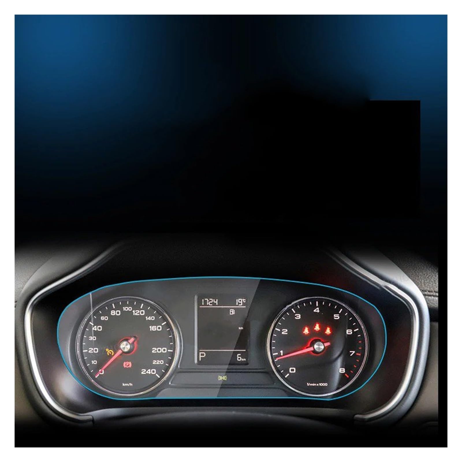 Navigation Schutzfolie Für MG Für HS Für Innen 2018-2023 Auto Screen Protector Auto GPS Navigation Gehärtetem Glas Bildschirm Schutz Film Navigations-Displayschutz(Dashboard Soft Film) von IMMLSX