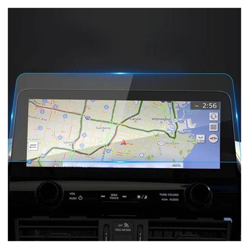 Navigation Schutzfolie Für Nissan Für Patrol Für Armada 2023 Auto Screen Protector Gehärtetem Glas Schutz Film Navigator Schutz Aufkleber Navigations-Displayschutz(21-23 Blue) von IMMLSX