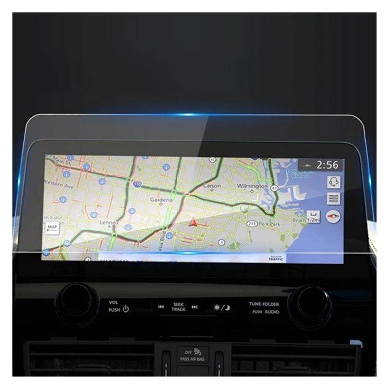 Navigation Schutzfolie Für Nissan Für Patrol Für Armada 2023 Auto Screen Protector Gehärtetem Glas Schutz Film Navigator Schutz Aufkleber Navigations-Displayschutz(21-23 HD) von IMMLSX