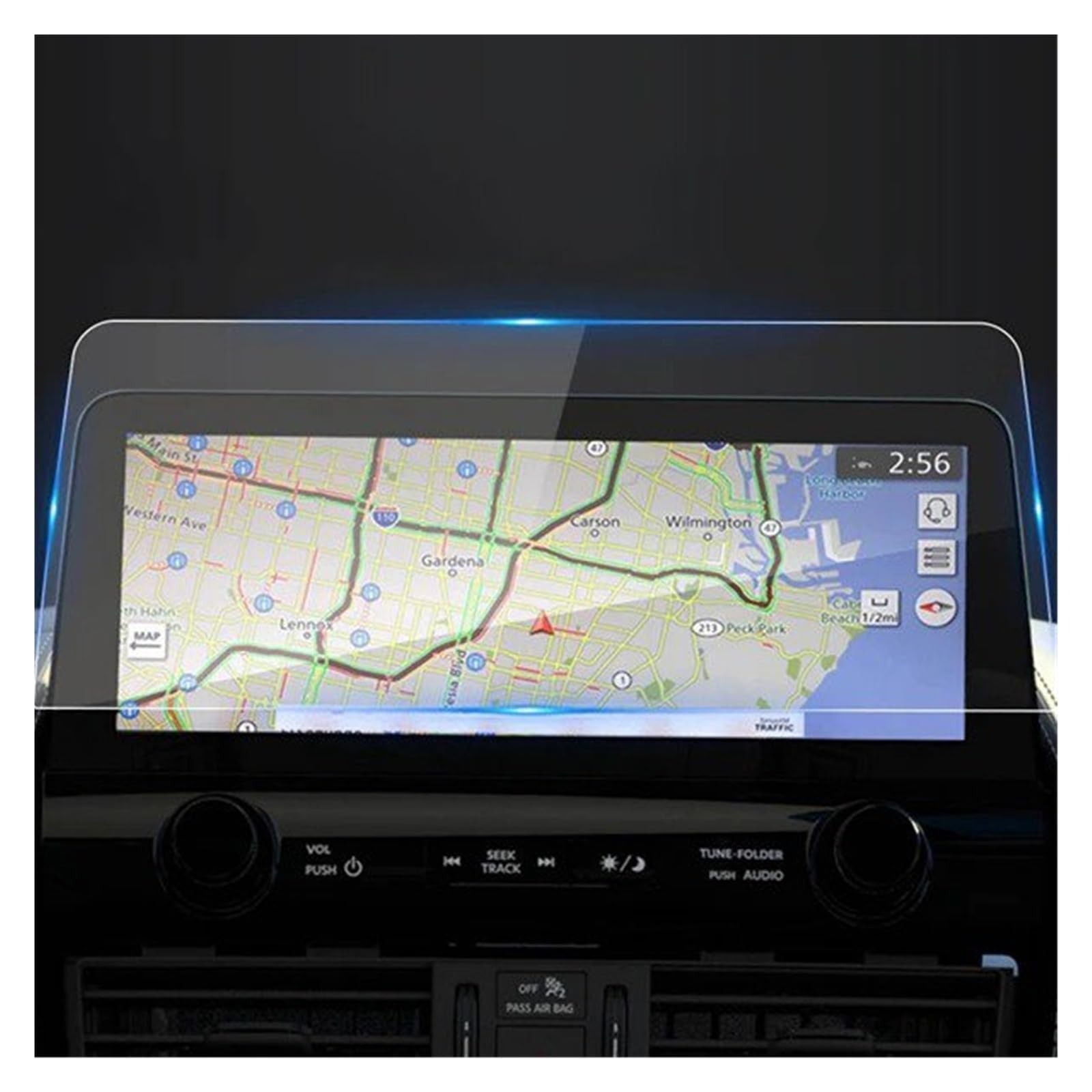 Navigation Schutzfolie Für Nissan Für Patrol Für Armada Für Bildschirm 2023 Auto Zubehör Gehärtetem Glas Schutz Film Navigator Schutz Aufkleber Navigations-Displayschutz(21-23 HD) von IMMLSX