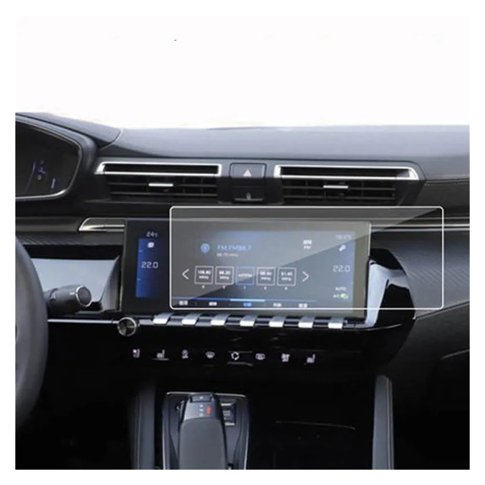 Navigation Schutzfolie Für Peugeot Für 508 2019 2020 10 Zoll Gehärtetes Glas Schutz Film Anti-Scratch Film GPS Navigation Navigations-Displayschutz von IMMLSX