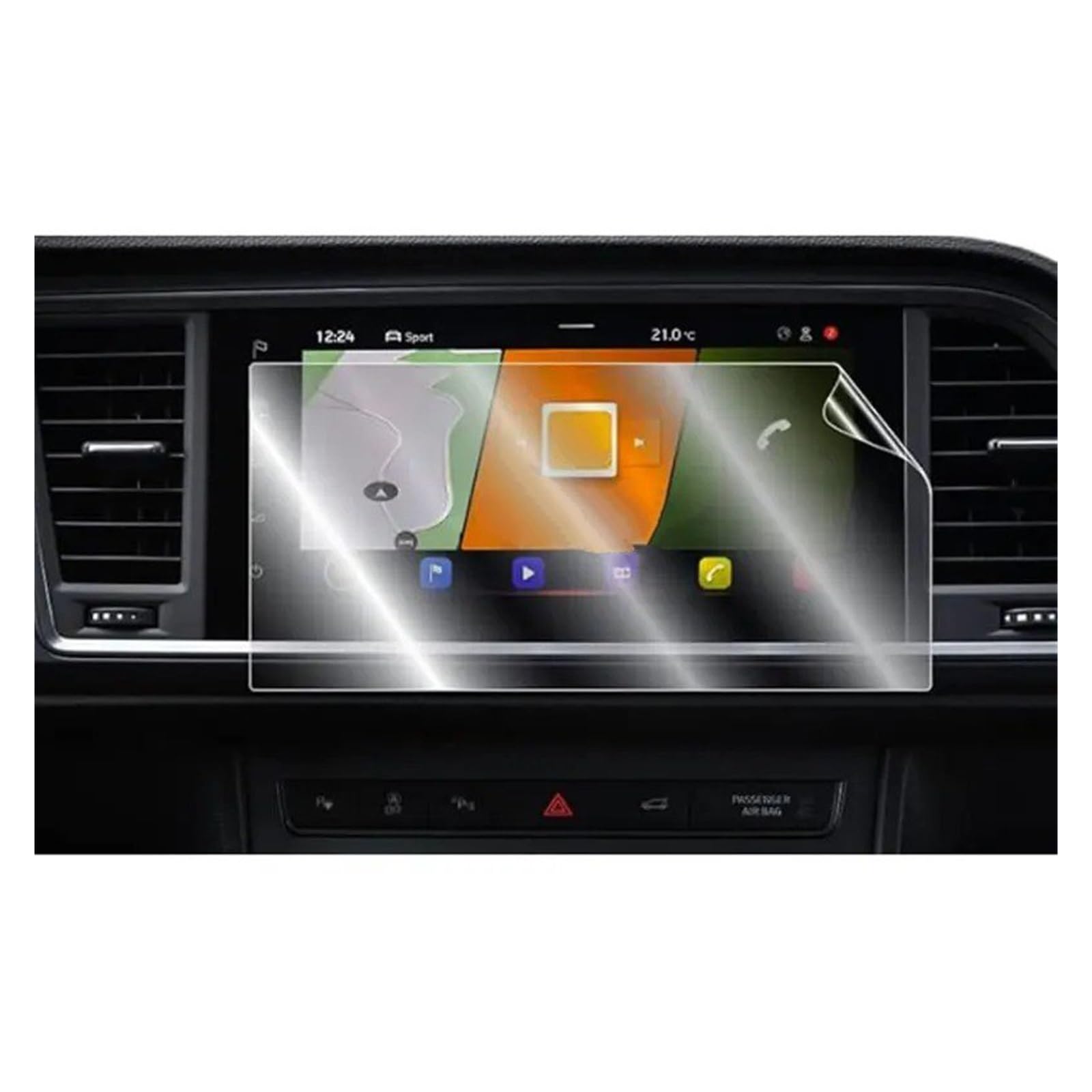 Navigation Schutzfolie Für Sitz Für Ateca 2021 2022 2023 9,2 Zoll Auto LCD Navigation Pet Touch Screen Schutz Film Navigations-Displayschutz von IMMLSX