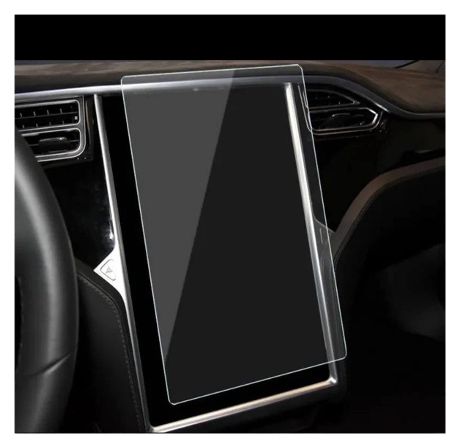 Navigation Schutzfolie Für Tesla Für Modell S 2016-2023 Auto GPS Navigation Film LCD Bildschirm Gehärtetes Glas Schutz Film Anti-Scratch Dekoration 17 Zoll Navigations-Displayschutz von IMMLSX