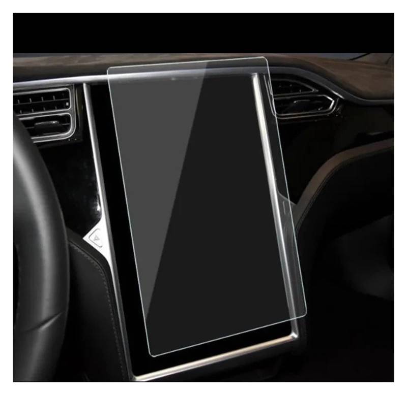 Navigation Schutzfolie Für Tesla Für Modell S 2016-2023 Auto GPS Navigation Film LCD Bildschirm Gehärtetes Glas Schutz Film Anti-Scratch Dekoration 17 Zoll Navigations-Displayschutz von IMMLSX