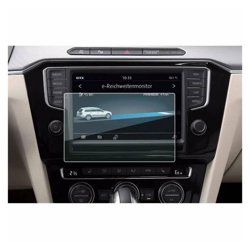 Navigation Schutzfolie Für VW Für Passat Für B8 2017 2018 8 Zoll Auto GPS Navigation Schutz Film LCD Center Bildschirm Gehärtetes Glas Schutz Film Navigations-Displayschutz von IMMLSX