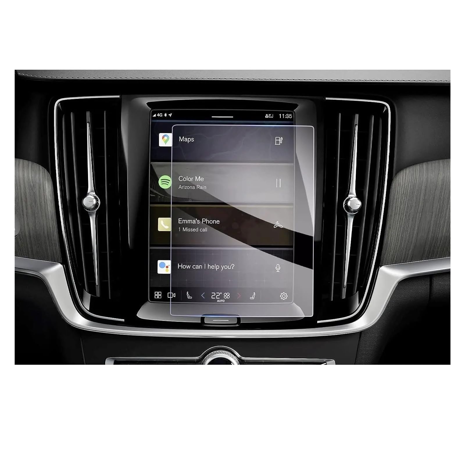 Navigation Schutzfolie Für Volvo Für XC40 Für XC60 Für XC90 2017-2022 8,7 Zoll Auto LCD GPS Navigation Gehärtetem Glas Bildschirm Film Schutz Navigations-Displayschutz von IMMLSX