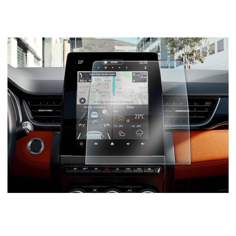 Navigation Schutzfolie Für Zoe Für Clio 5 Für Captur 2 Für Arkana Screen Protector Auto Touch Display Auto Innen Zubehör Navigations-Displayschutz von IMMLSX