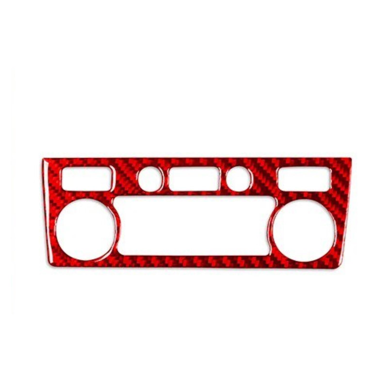 PanelMittelkonsole Für 5 Series E60 2004-2010 Carbon Fiber Innen Dach Mitte Lesen Licht Panel Abdeckung Auto Innen Trim Zubehör Aufkleber Innenraum Abdeckung Trim(Red) von IMMLSX