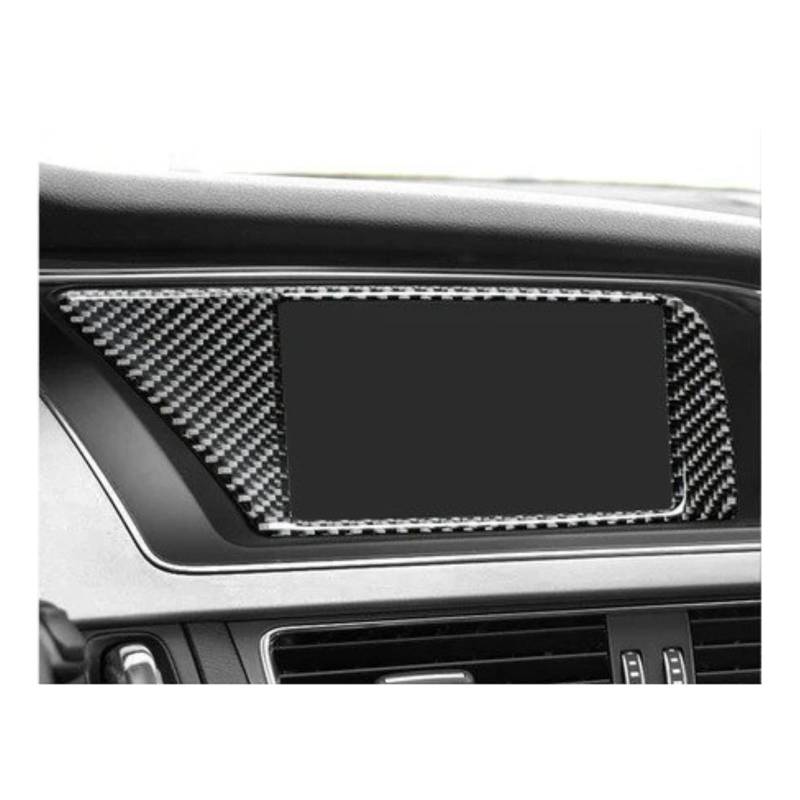 PanelMittelkonsole Für A4 Für A5 Für B8 Für Q5 Real Carbon Fiber Auto Navigation Klimaanlage CD Bedienfeld LHD RHD Aufkleber Innen Zubehör Innenraum Abdeckung Trim(J) von IMMLSX