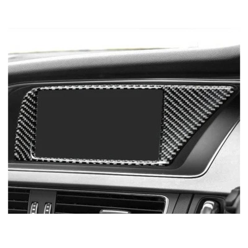 PanelMittelkonsole Für A4 Für A5 Für B8 Für Q5 Real Carbon Fiber Auto Navigation Klimaanlage CD Bedienfeld LHD RHD Aufkleber Innen Zubehör Innenraum Abdeckung Trim(K) von IMMLSX