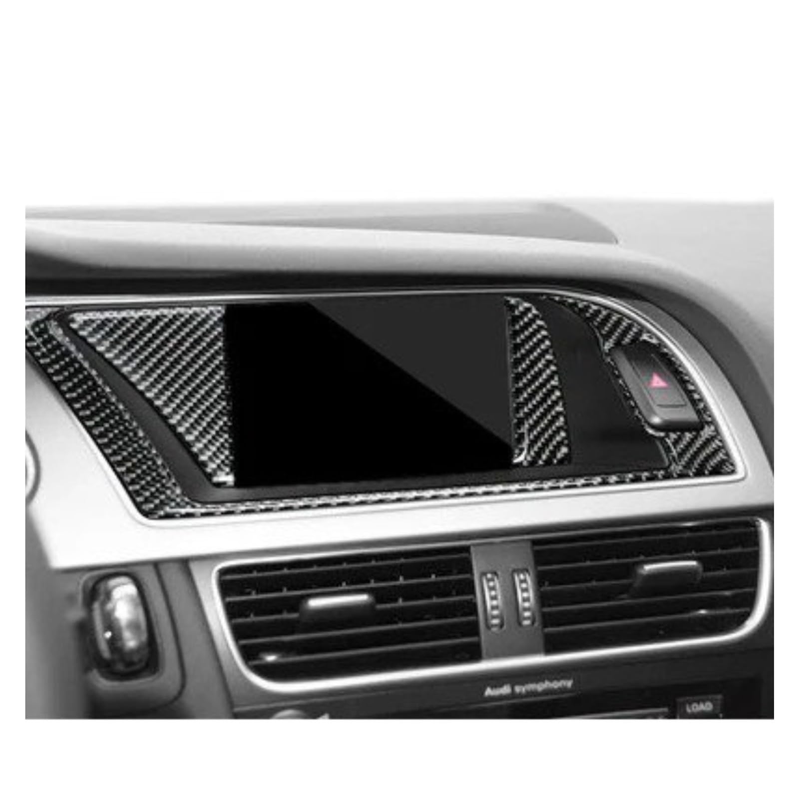 PanelMittelkonsole Für A4 Für A5 Für B8 Für Q5 Real Carbon Fiber Auto Navigation Klimaanlage CD Bedienfeld LHD RHD Aufkleber Innen Zubehör Innenraum Abdeckung Trim(M) von IMMLSX