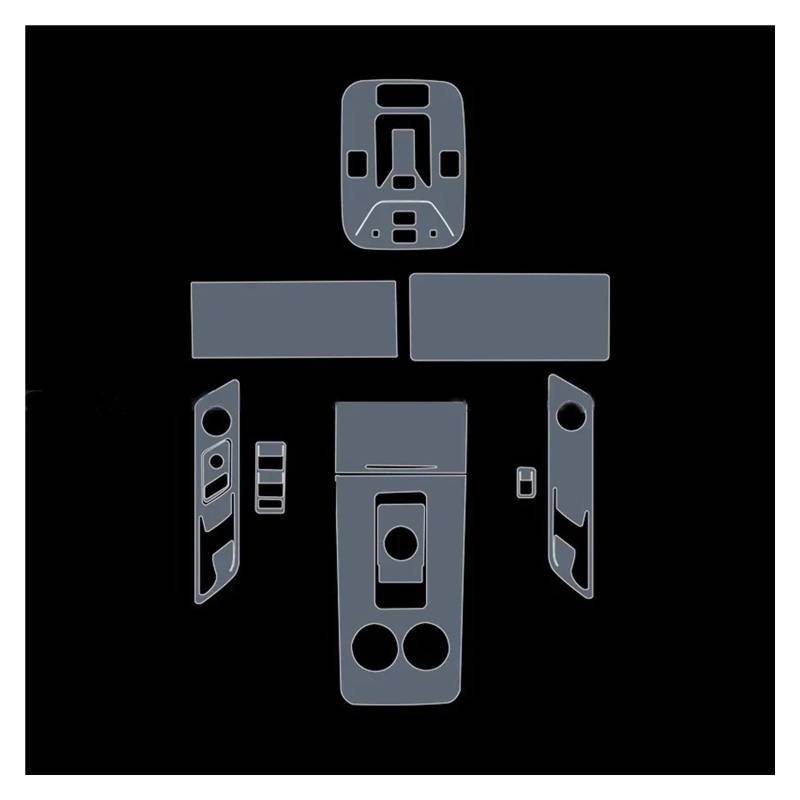 PanelMittelkonsole Für AIWAYS Für U5 2021-23 TPU Auto Innen Getriebe Shift-Taste Bildschirm Zentrale Steuerung Navigation Dashboard Transparente Schutz Film Innenraum Abdeckung Trim(LHD Full Set) von IMMLSX